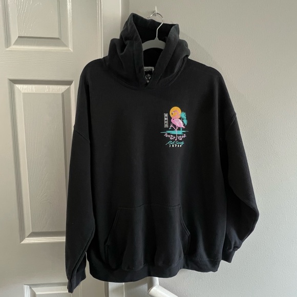 Riot Society Flamingo Blossom Hoodie 